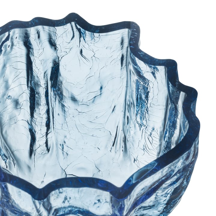 Crackle Vase 175mm, Rundes Glas Kosta Boda