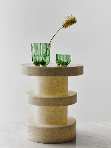 Crackle Windlicht 5,8 cm - Dunkelgrün - Kosta Boda