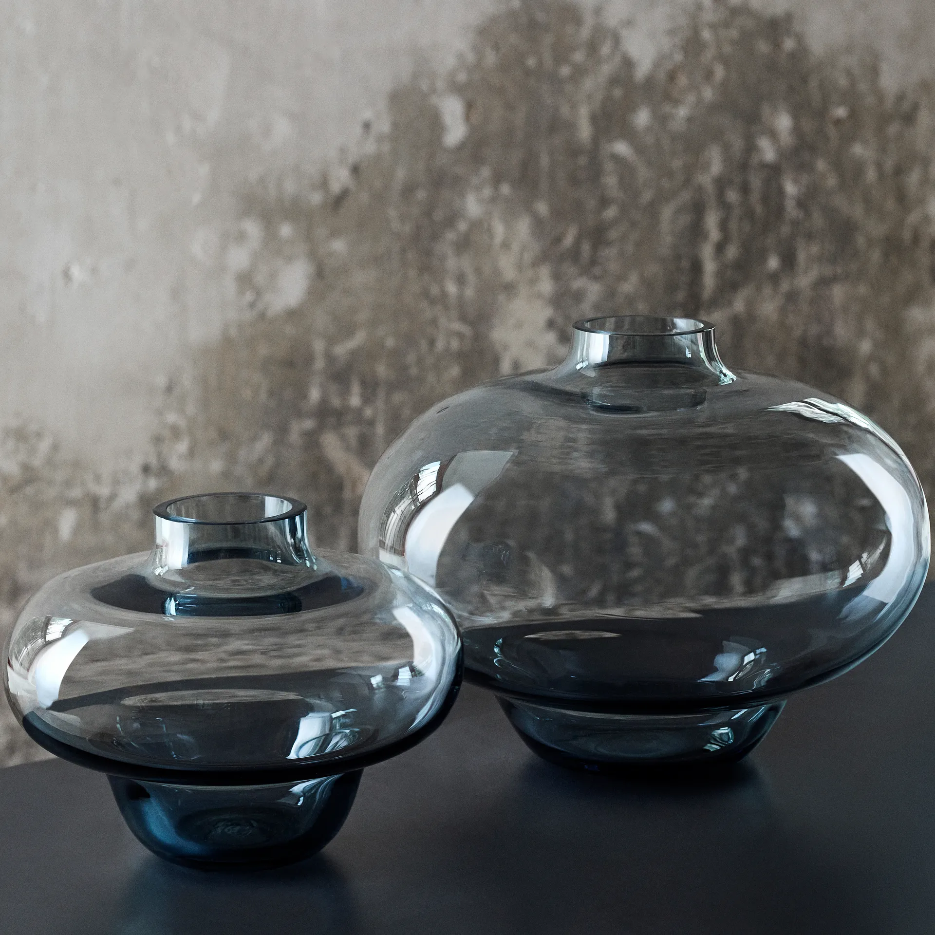 Kappa Vase 160 mm, Grau Kosta Boda