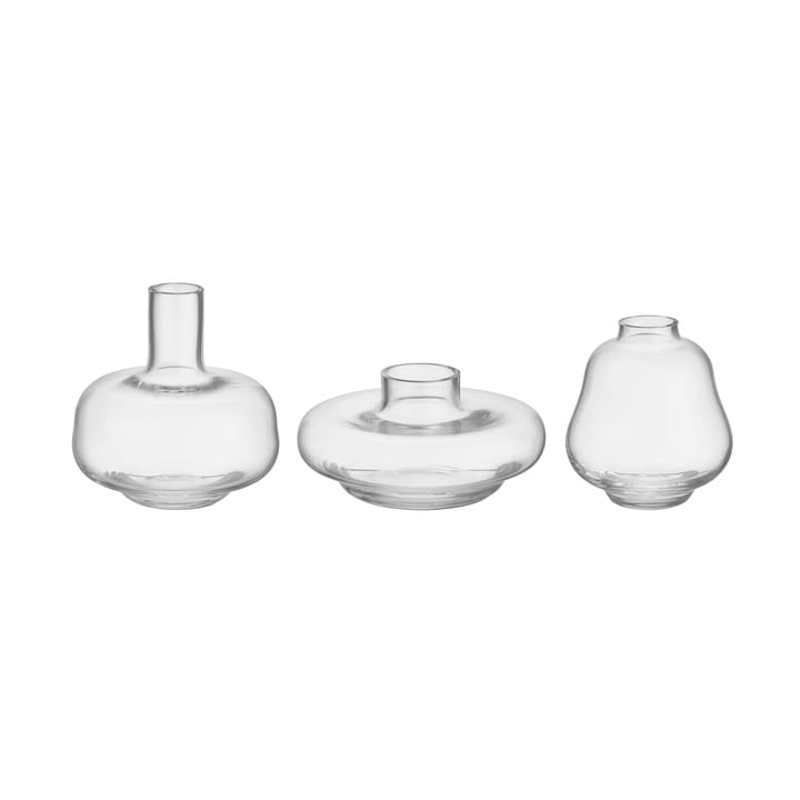 Kappa Vase 3er Set, Klar Kosta Boda