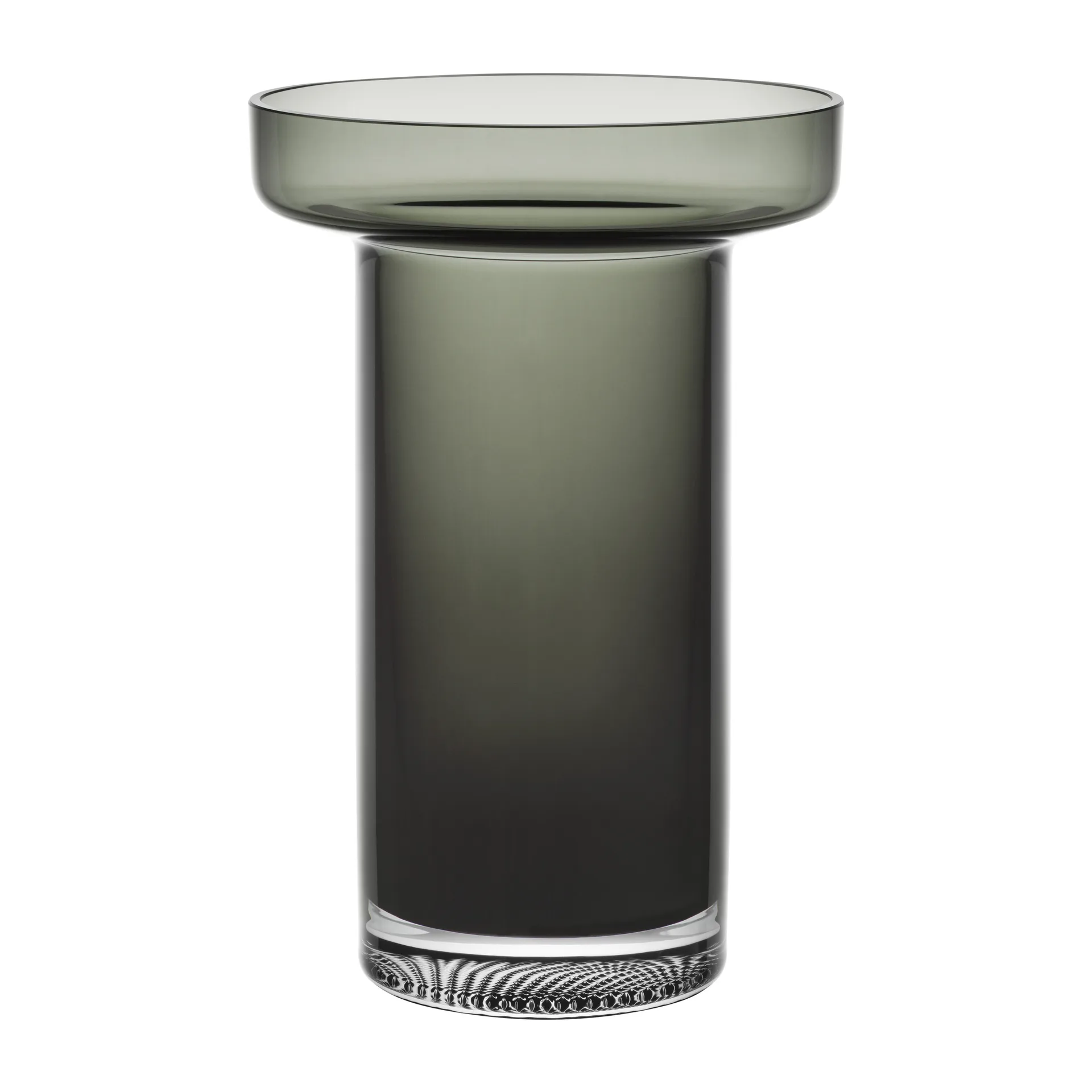 Limelight Rose Vase 23cm, Rauchgrau Kosta Boda