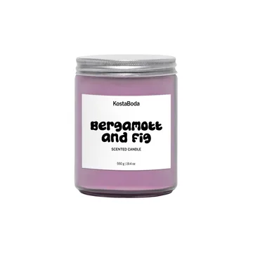 Mind Duftkerze - Bergamott & Fig, 550 g - Kosta Boda