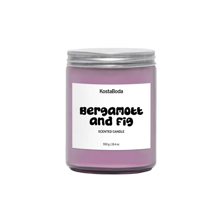 Mind Duftkerze - Bergamott & Fig, 550 g - Kosta Boda