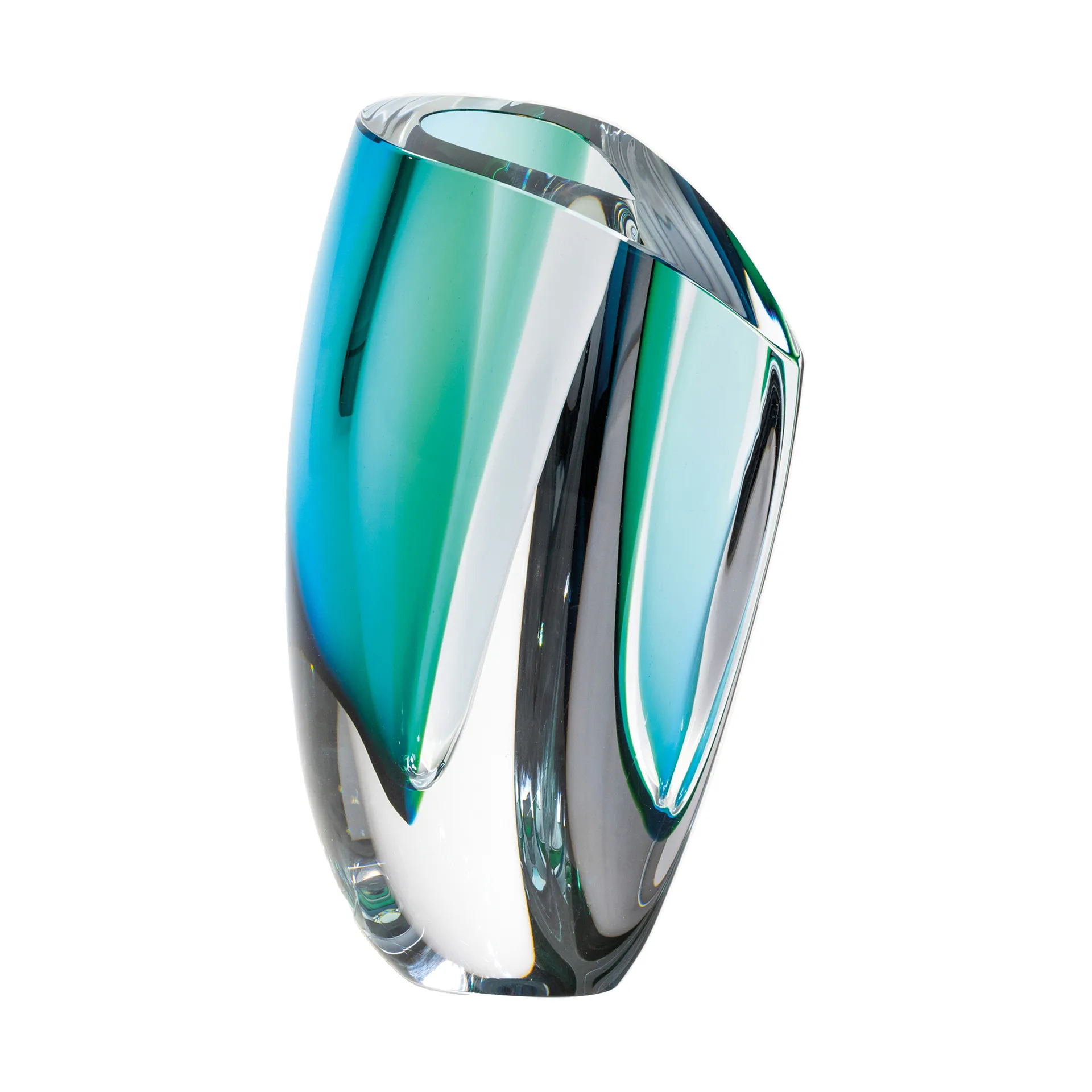 Mirage Vase 31cm, Grün-blau Kosta Boda