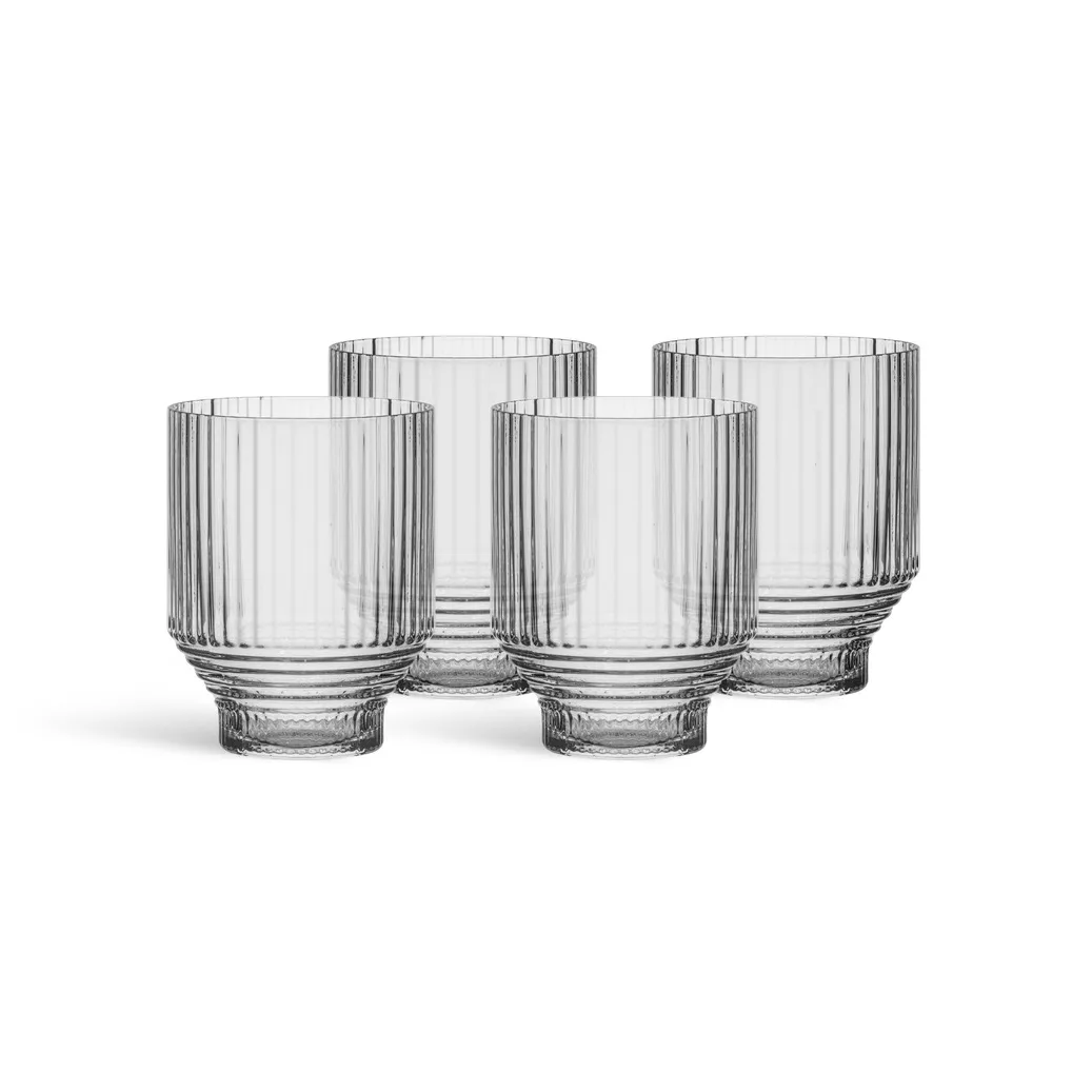 Pavilion Lowballglas, Klar, 30 cl, 4er-Pack Kosta Boda