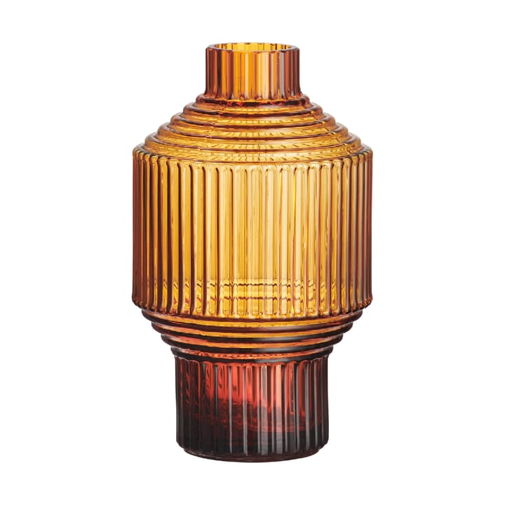 Pavillon Vase dunkel 134 mm, Bernstein Kosta Boda