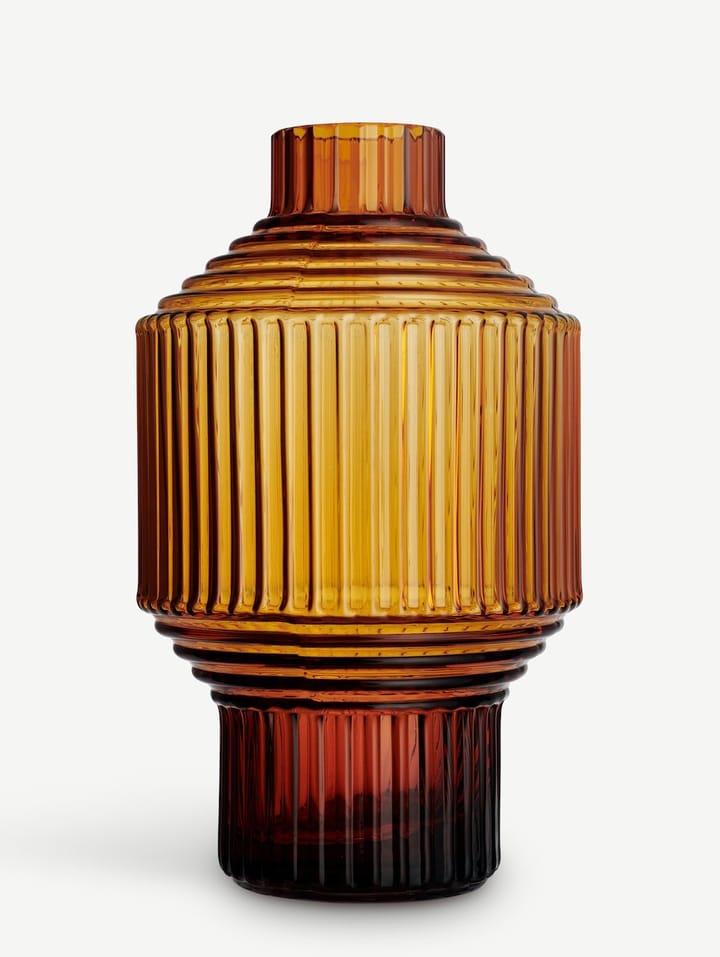 Pavillon Vase dunkel 134 mm, Bernstein Kosta Boda
