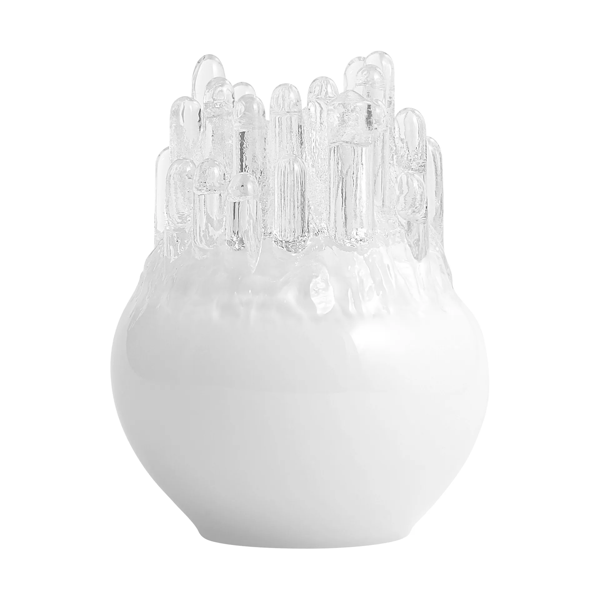 Polar Kerzemhalter 190mm, Weiß Kosta Boda