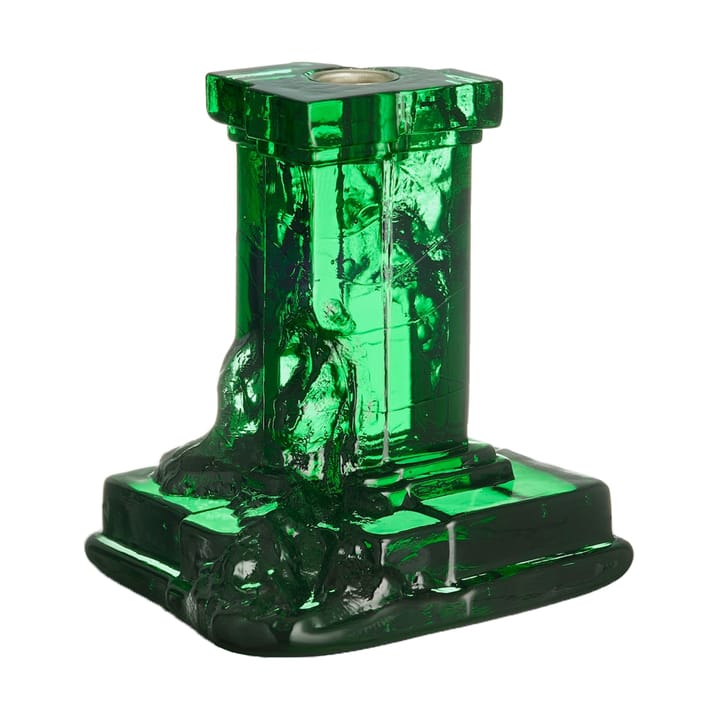 Rocky Baroque Kerzenhalter 150mm, Smaragdgrün Kosta Boda