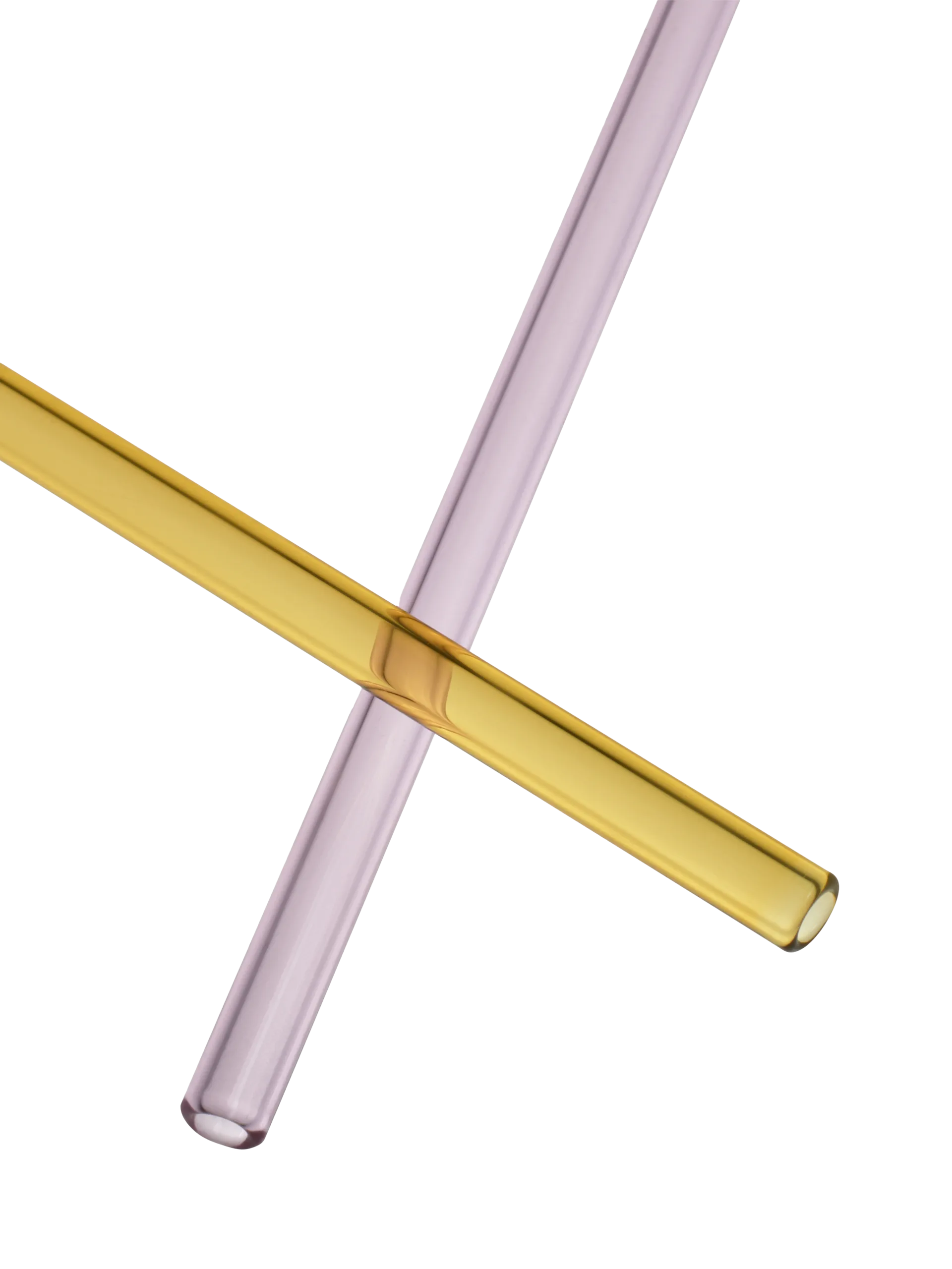 Sipsavor Strohhalme 200 mm 2er-Pack, Rosa-Gelb Kosta Boda