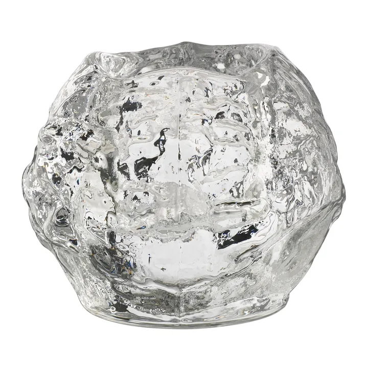 Snowball Teelichthalter - Medium, H7 cm - Kosta Boda