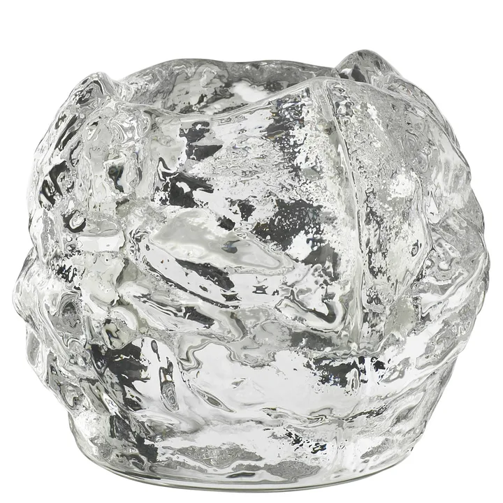 Snowball Teelichthalter - Small, H6 cm - Kosta Boda