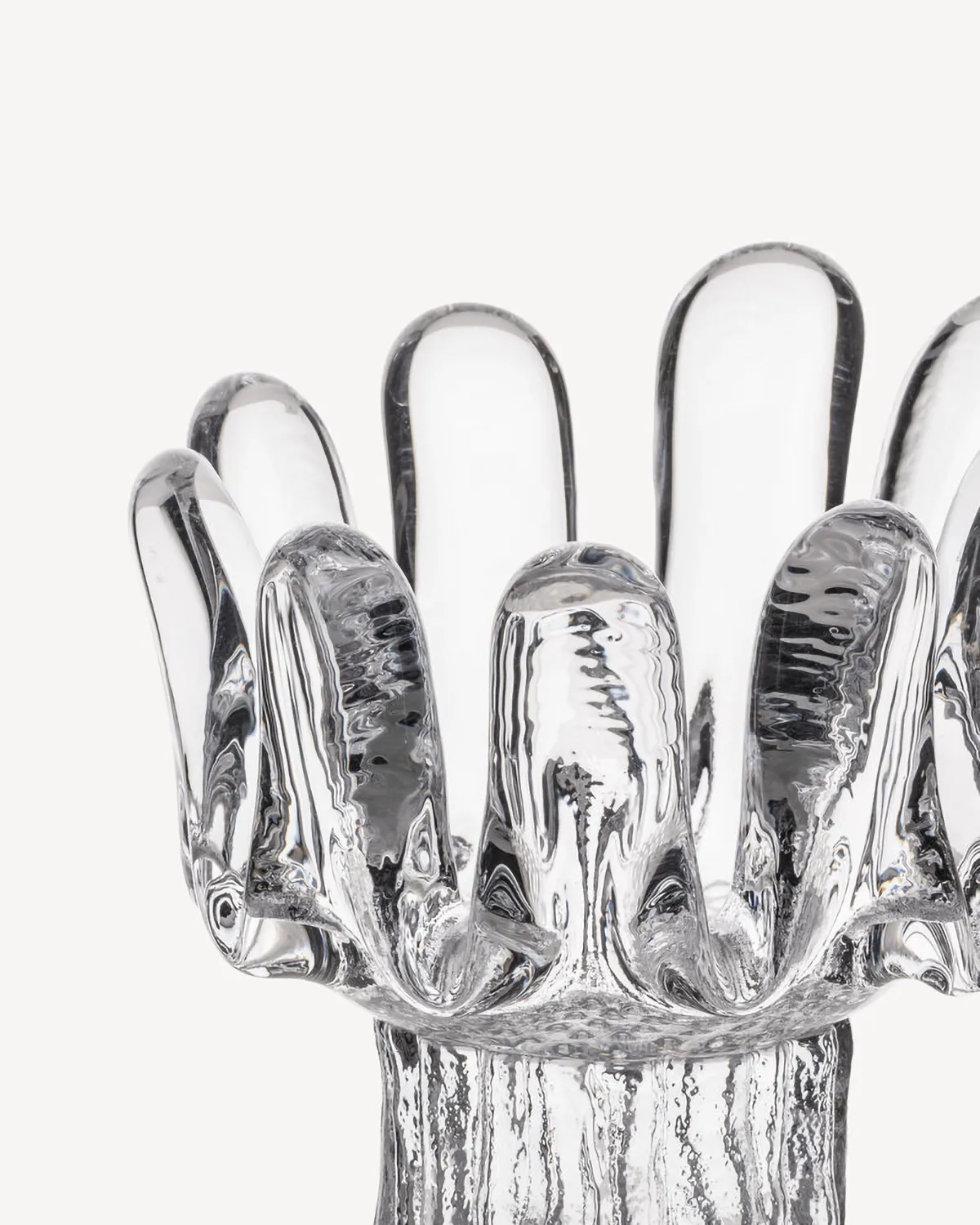 Solros Laterne 11,5 cm, Klar Kosta Boda