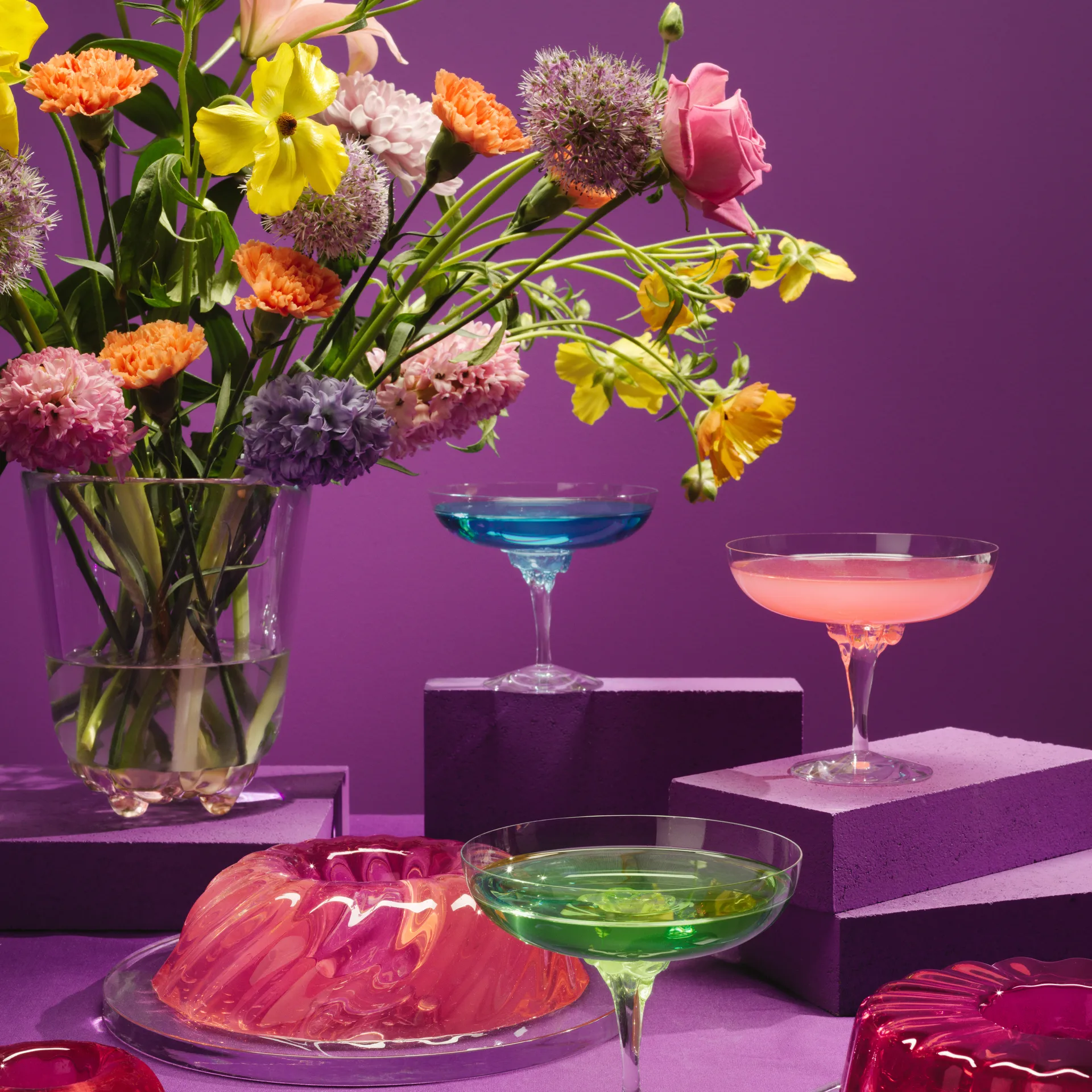 Sugar Dandy Coupeglas 32cl, Blau Kosta Boda