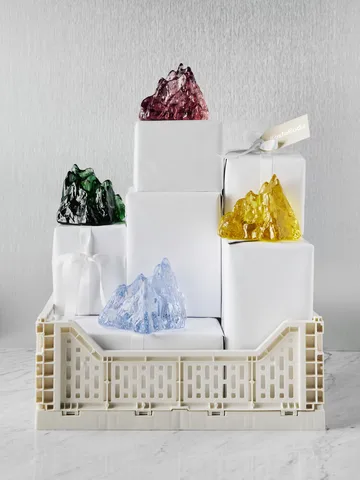 The Rock Windlicht 91 mm - Smaragd grün - Kosta Boda