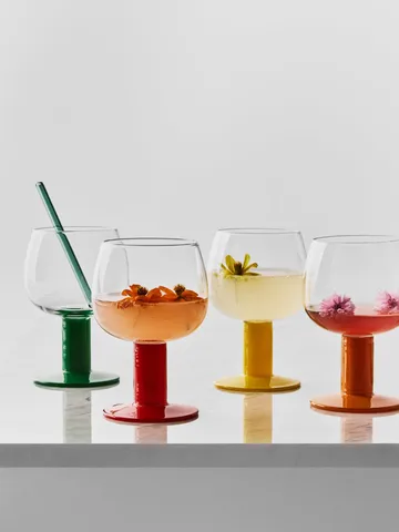 Vaters Glas - Gemischte Farben, 40 cl, 4er-Pack - Kosta Boda