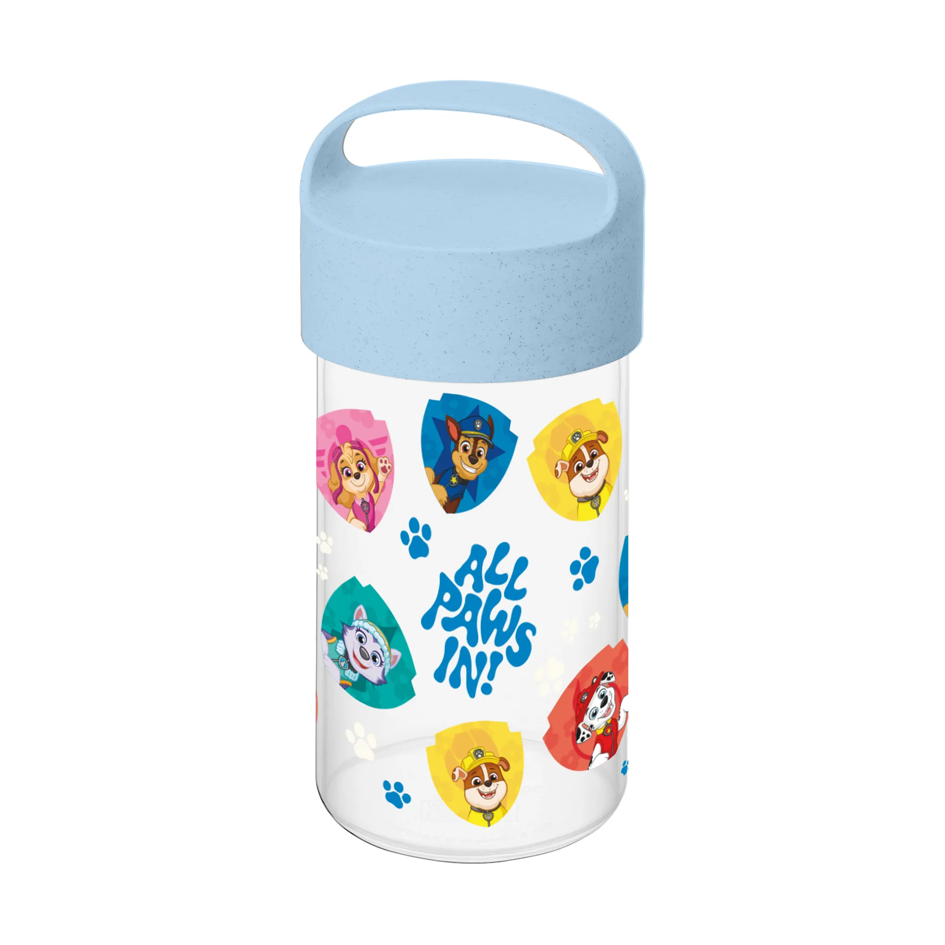 Buddy Snack Paw Patrol Trinkflasche 50 cl, Blau Koziol