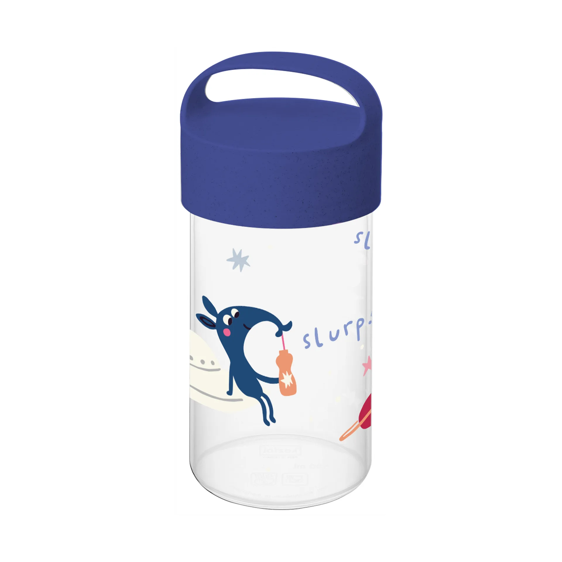 Buddy Snack Trinkflasche 50 cl, Weltraum Koziol