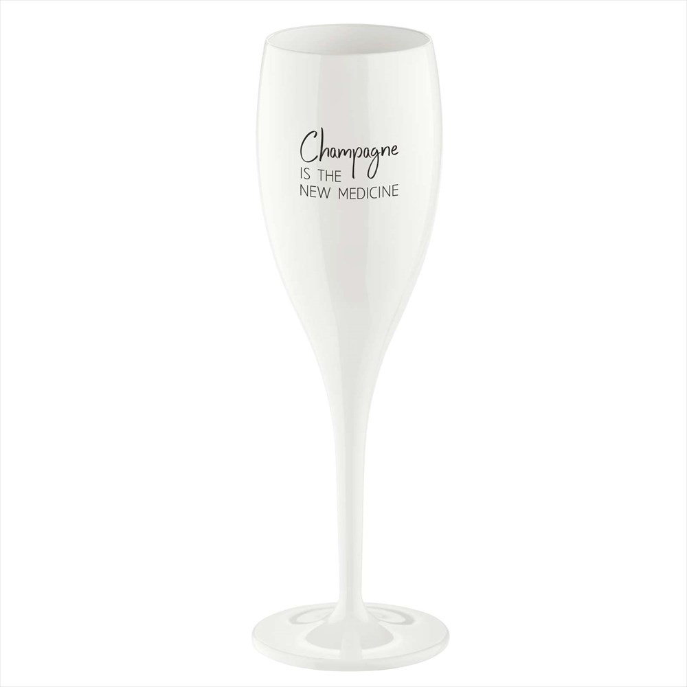 Koziol Cheers Champagnerglas 10 cl 6er-Pack Champagne The new medicine