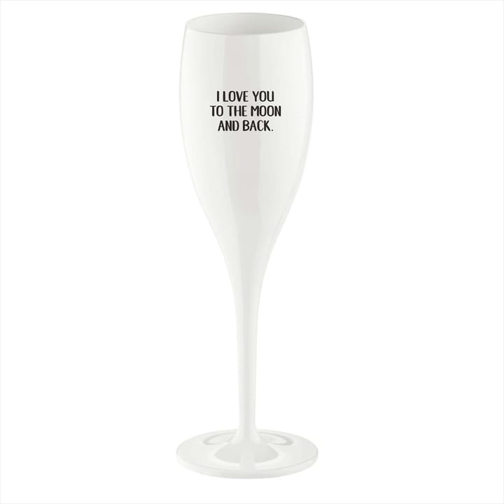 Cheers Champagnerglas 10 cl 6er-Pack - Love You To The Moon - Koziol