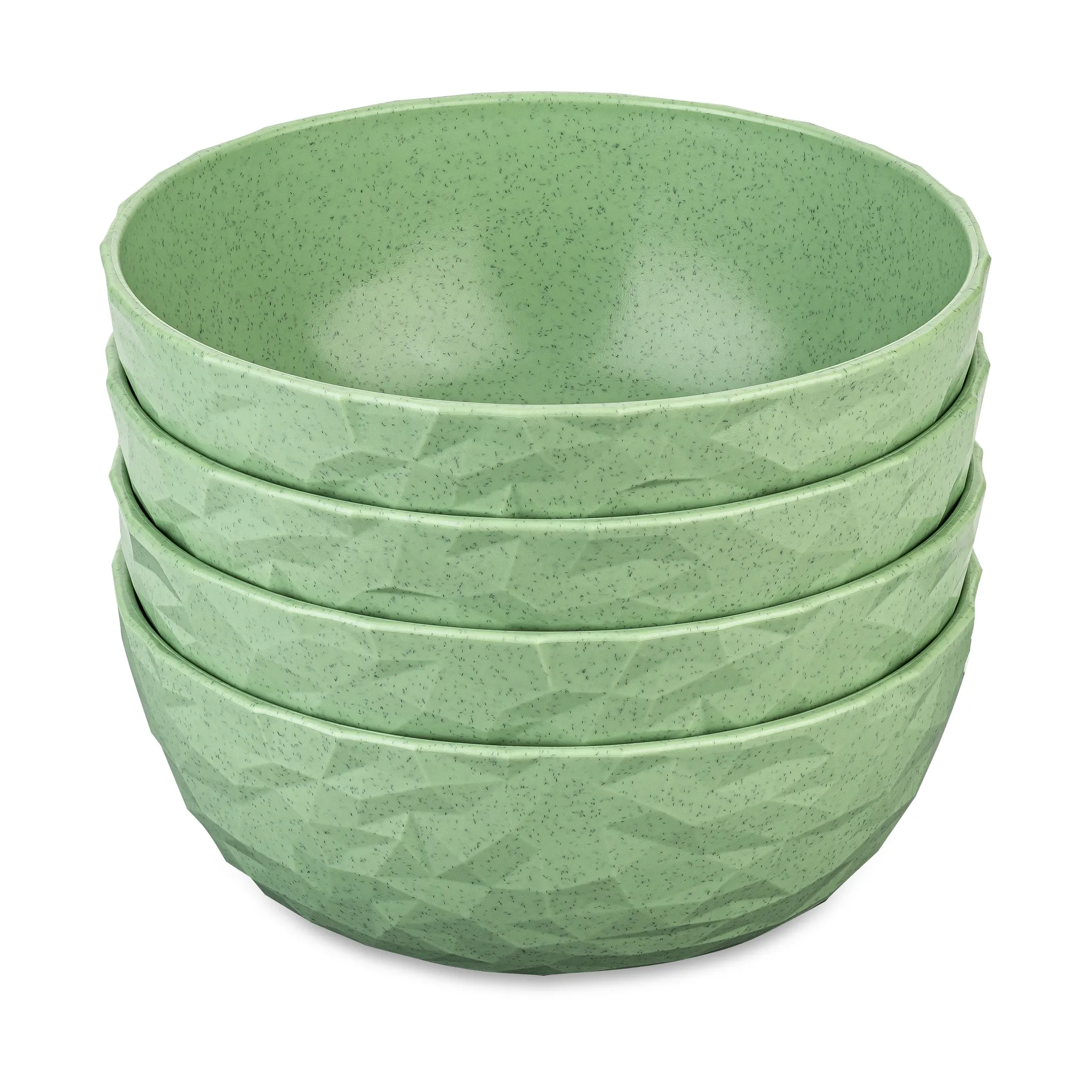 Club Schale Ø16,2 cm 4er-Pack biozirkulärer Thermoplast, Nature leaf green Koziol