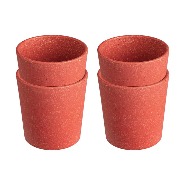 Connect Becher S 19 cl 4er Pack - Nature coral - Koziol