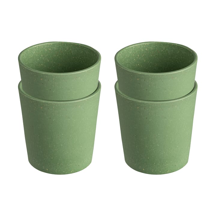 Connect Becher S 19 cl 4er Pack - Nature leaf green - Koziol