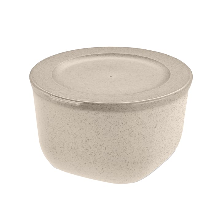 Connect Schüssel mit Deckel 1 L biozirkulärer Thermoplast - Nature desert sand - Koziol