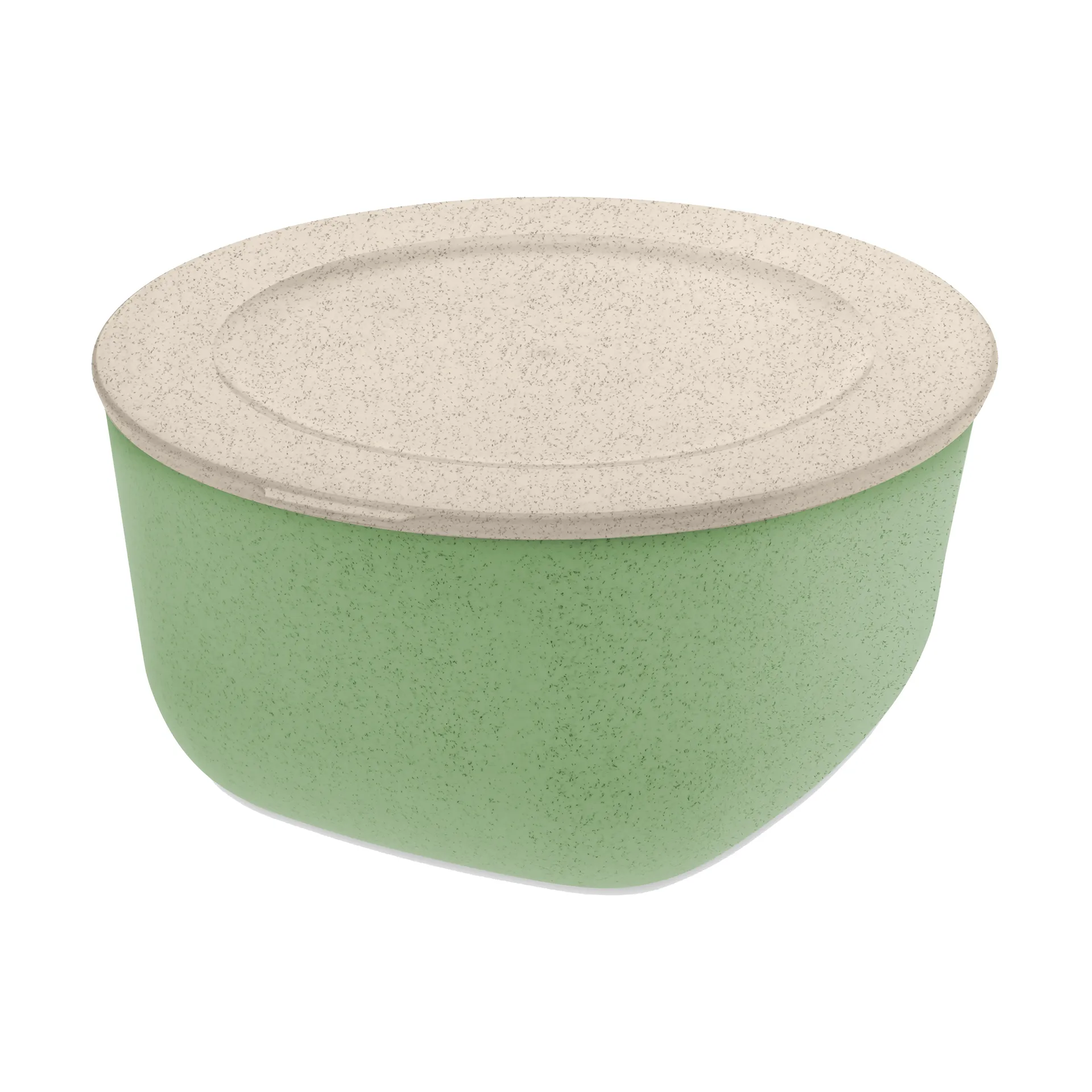 Connect Schüssel/Schale mit Deckel 2 L biozirkulärer Thermoplast, Nature leaf green Koziol
