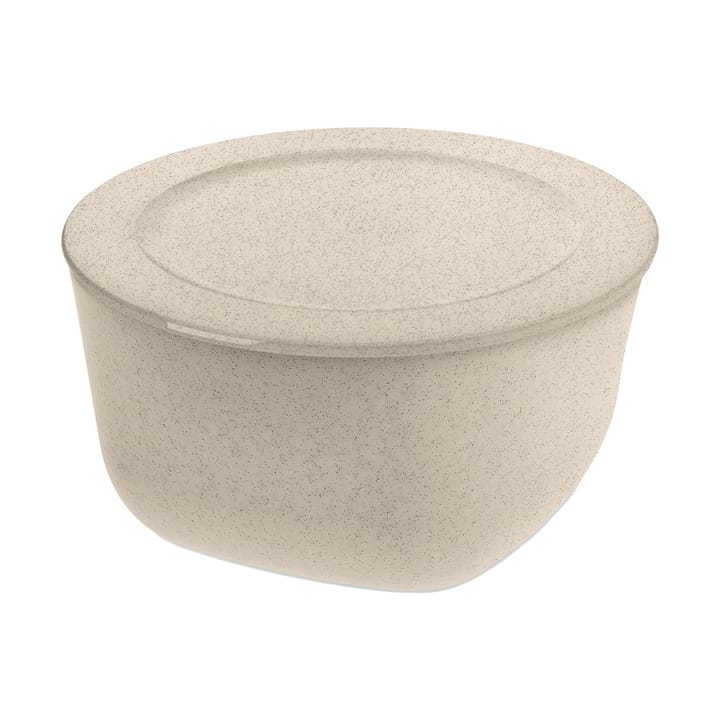 Connect Schüssel/Schale mit Deckel 4 L biozirkulärer Thermoplast - Nature desert sand - Koziol