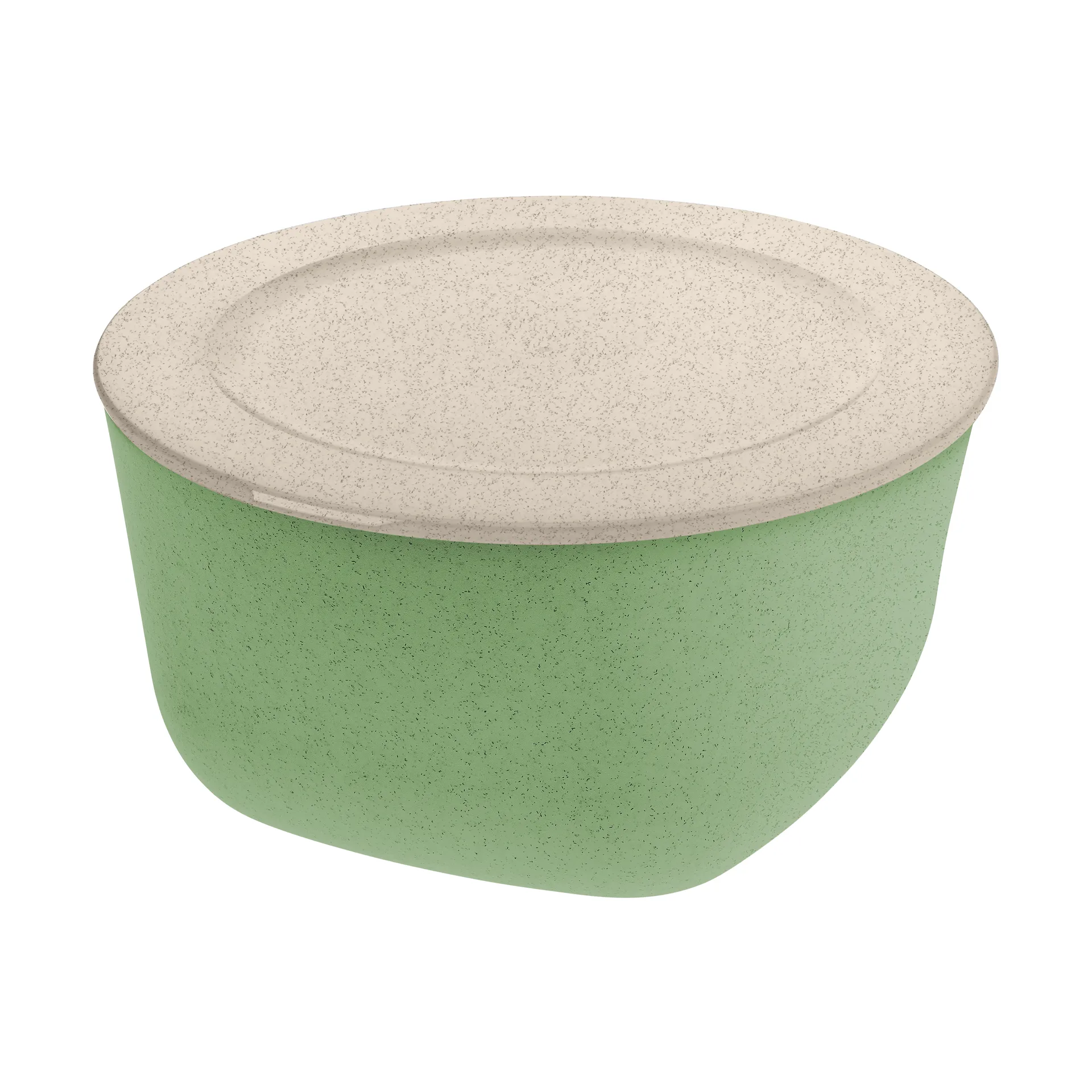 Connect Schüssel/Schale mit Deckel 4 L biozirkulärer Thermoplast, Nature leaf green Koziol