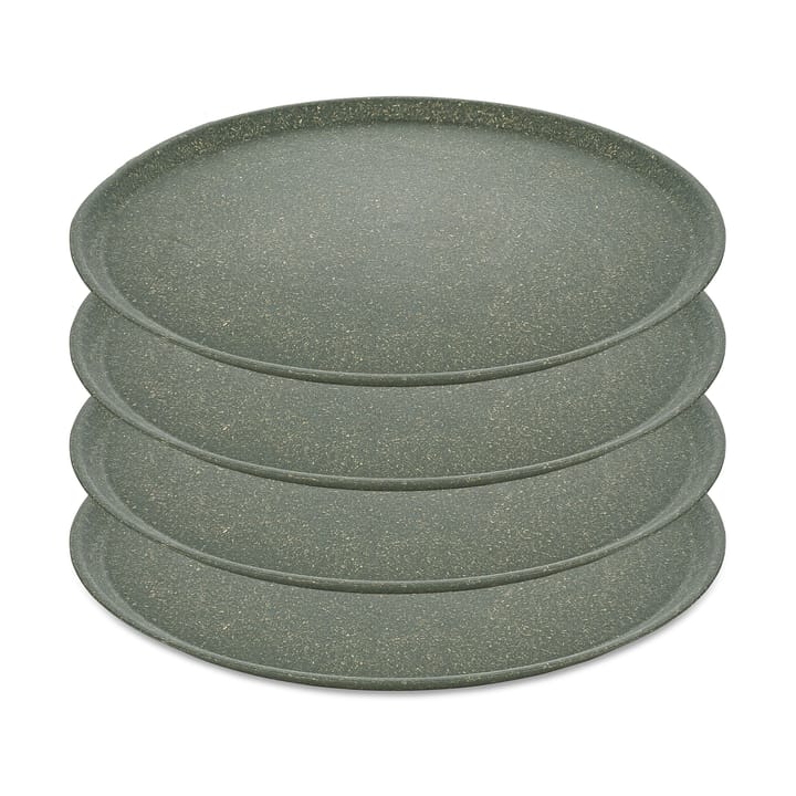 Connect Teller Ø25,5cm 4er Pack - Nature ash grey - Koziol