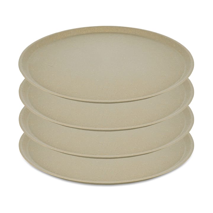 Connect Teller Ø25,5cm 4er Pack, Nature desert sand Koziol