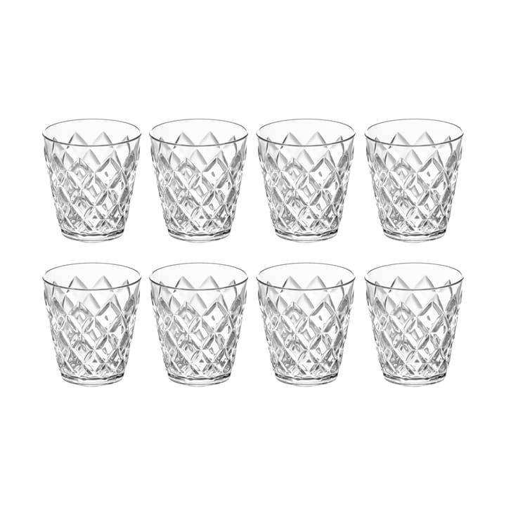 Crystal S Trinkglas 8er-Pack - Kristallklar - Koziol