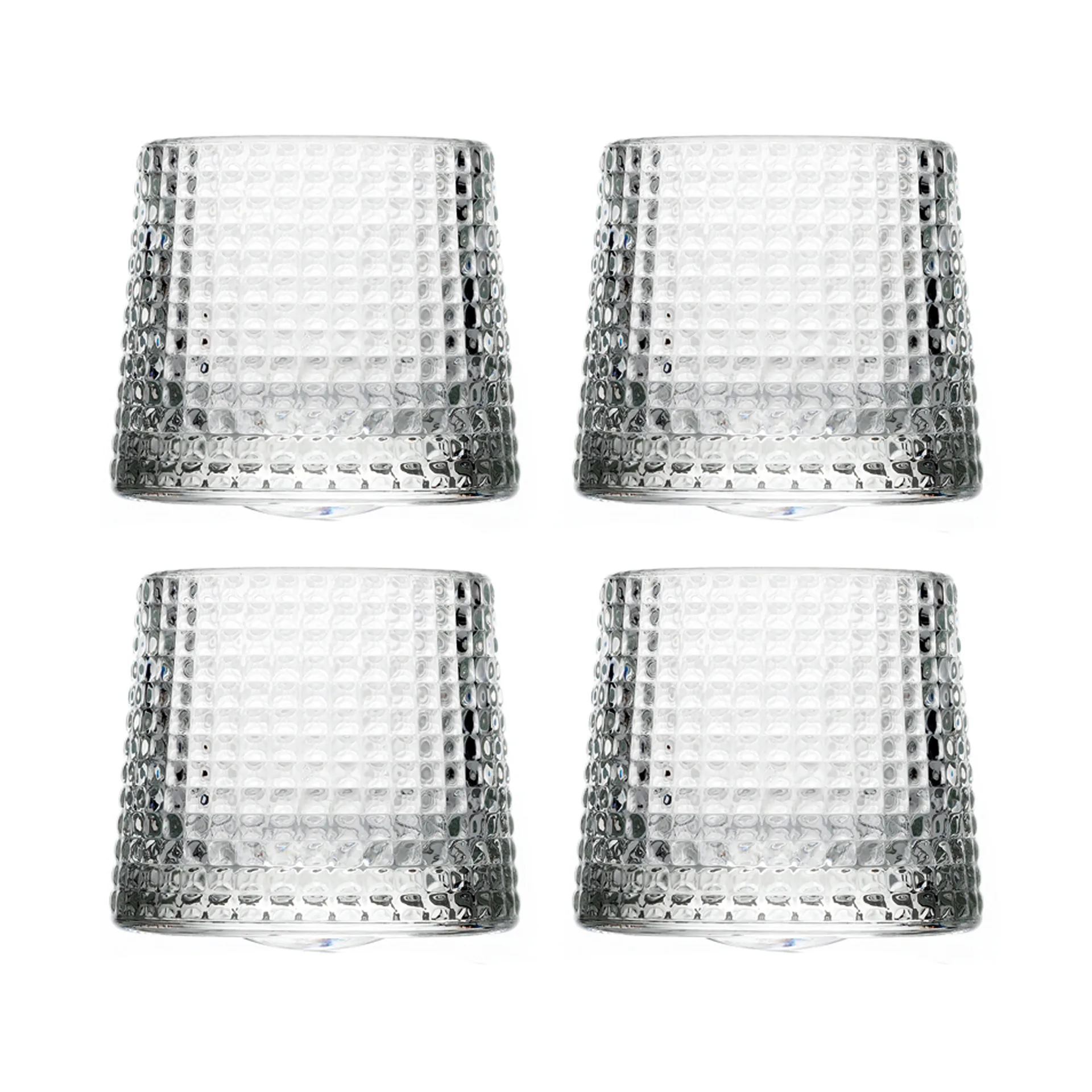 Blossom Whiskeyglas 16 cl 4er Pack, Klar La Rochère