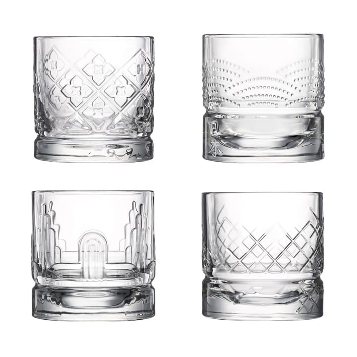 Dandy Whiskeyglas 4 Teile, Klar La Rochère