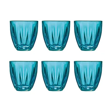 Lily Wasserglas im 6-pack - Blau - La Rochère