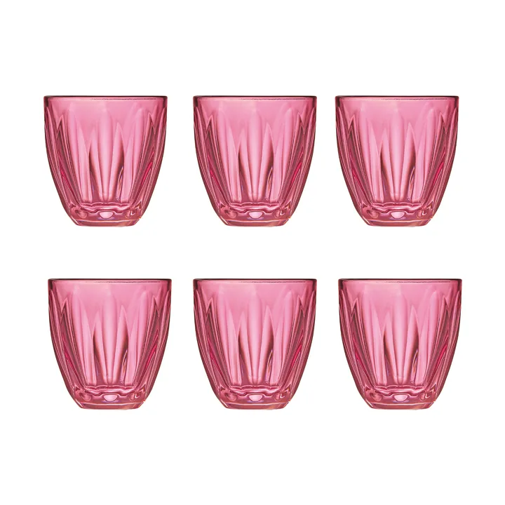 Lily Wasserglas im 6-pack - Raspberry - La Rochère