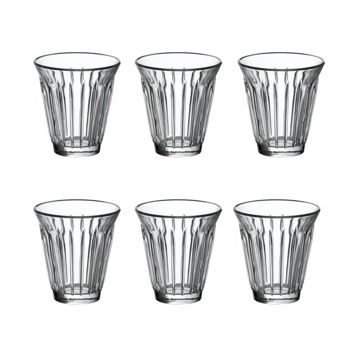 Zinc Wasserglas 19 cl 6er Pack, Klar La Rochère