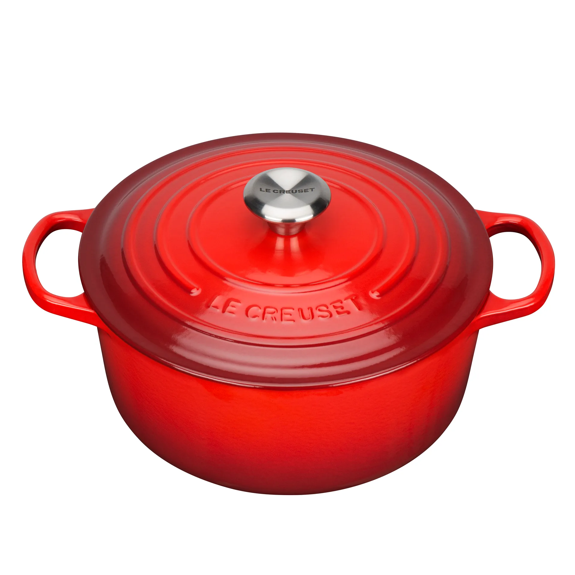 Le Creuset Bräter rund 5,3 l, Cerise Le Creuset