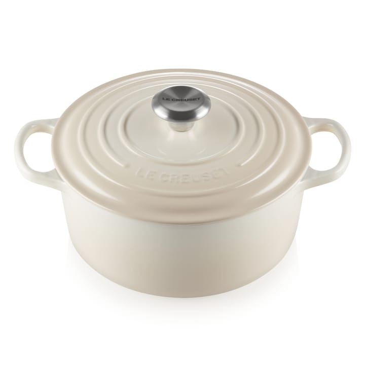 Le Creuset Bräter rund 5,3 l, Meringue Le Creuset