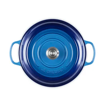 Le Creuset Classic Gusseisen-Buffetbräter mit Glasdeckel - Azure, 3,5 l - Le Creuset