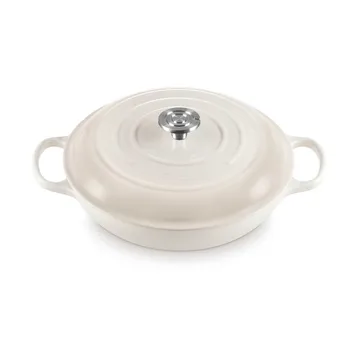 Le Creuset Classic Gusseisen-Buffetbräter mit Glasdeckel - Baiser, 3,5 l - Le Creuset