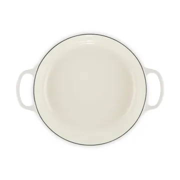 Le Creuset Classic Gusseisen-Buffetbräter mit Glasdeckel - Baiser, 3,5 l - Le Creuset