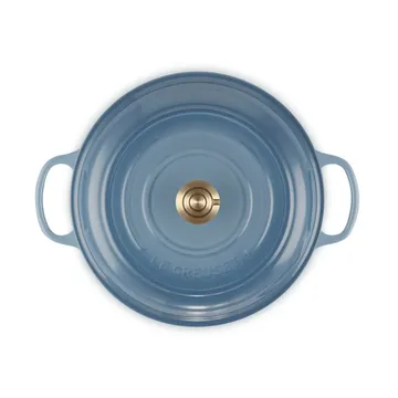 Le Creuset Classic Gusseisen-Buffetbräter mit Glasdeckel - Chambray, 3,5 l - Le Creuset