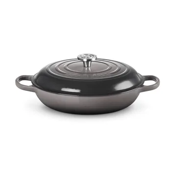 Le Creuset Classic Gusseisen-Buffetbräter mit Glasdeckel - Feuerstein, 3,5 l - Le Creuset
