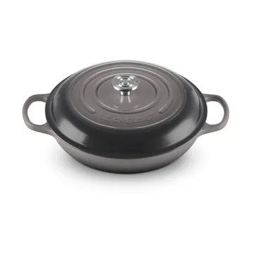 Le Creuset Classic Gusseisen-Buffetbräter mit Glasdeckel - Feuerstein, 3,5 l - Le Creuset