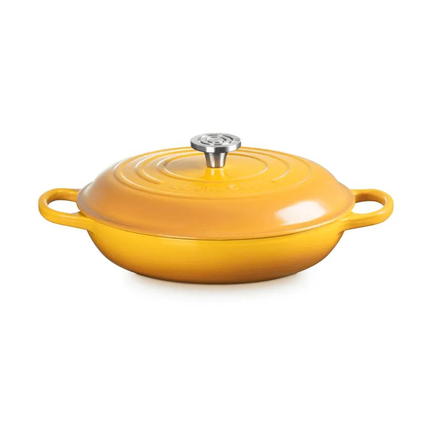 Le Creuset Classic Gusseisen-Buffetbräter mit Glasdeckel, Nektar, 3,5 l Le Creuset