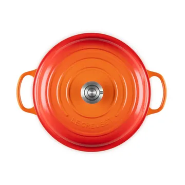 Le Creuset Classic Gusseisen-Buffetbräter mit Glasdeckel - Volcanic, 3,5 l - Le Creuset