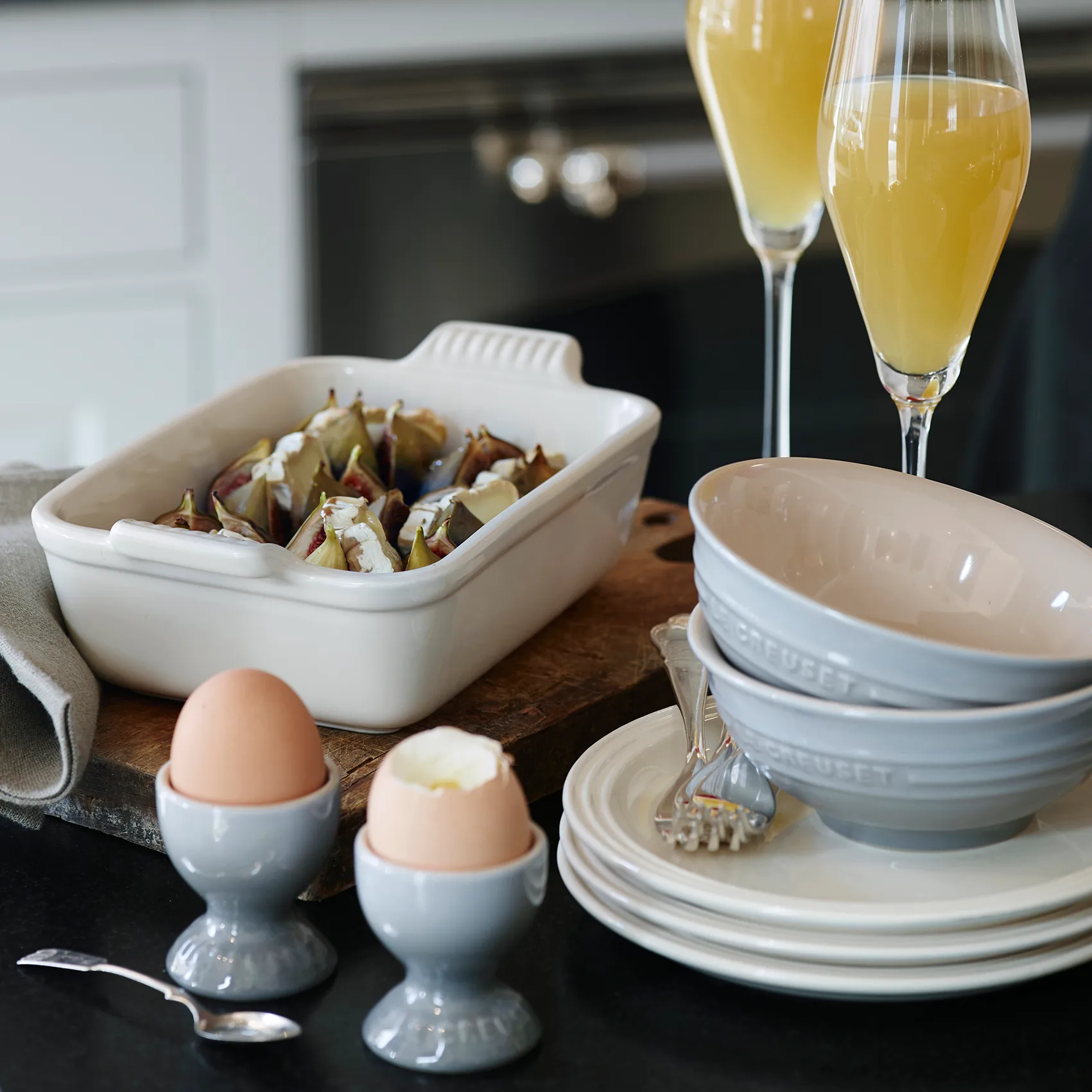 Le Creuset Eierbecher, Mist gray Le Creuset
